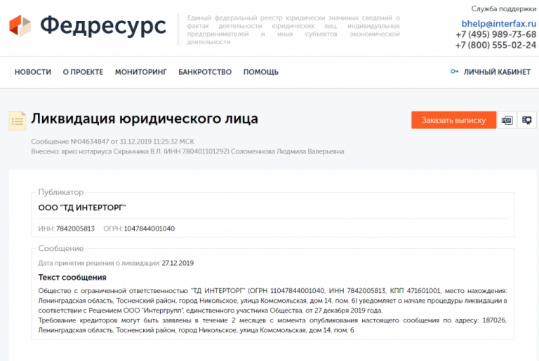 Ликвидация компании без долгов в 2024 году